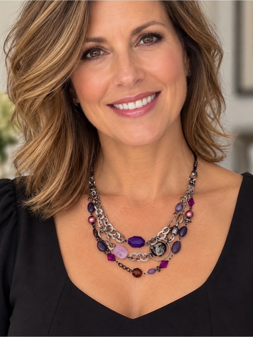 Lia Sophia "PURPLE HAZE" Necklace